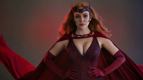 Scarlet Witch Cosplay Shows Off Her Perfect Tits - Part 2