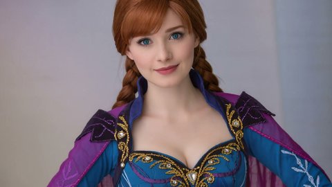 Anna Cosplayer Flashes Her Titties For The Camera Photo Shoot - Part 2