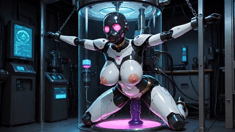 Robot Girl Gets Fucked By Dildo Machine - Part 5